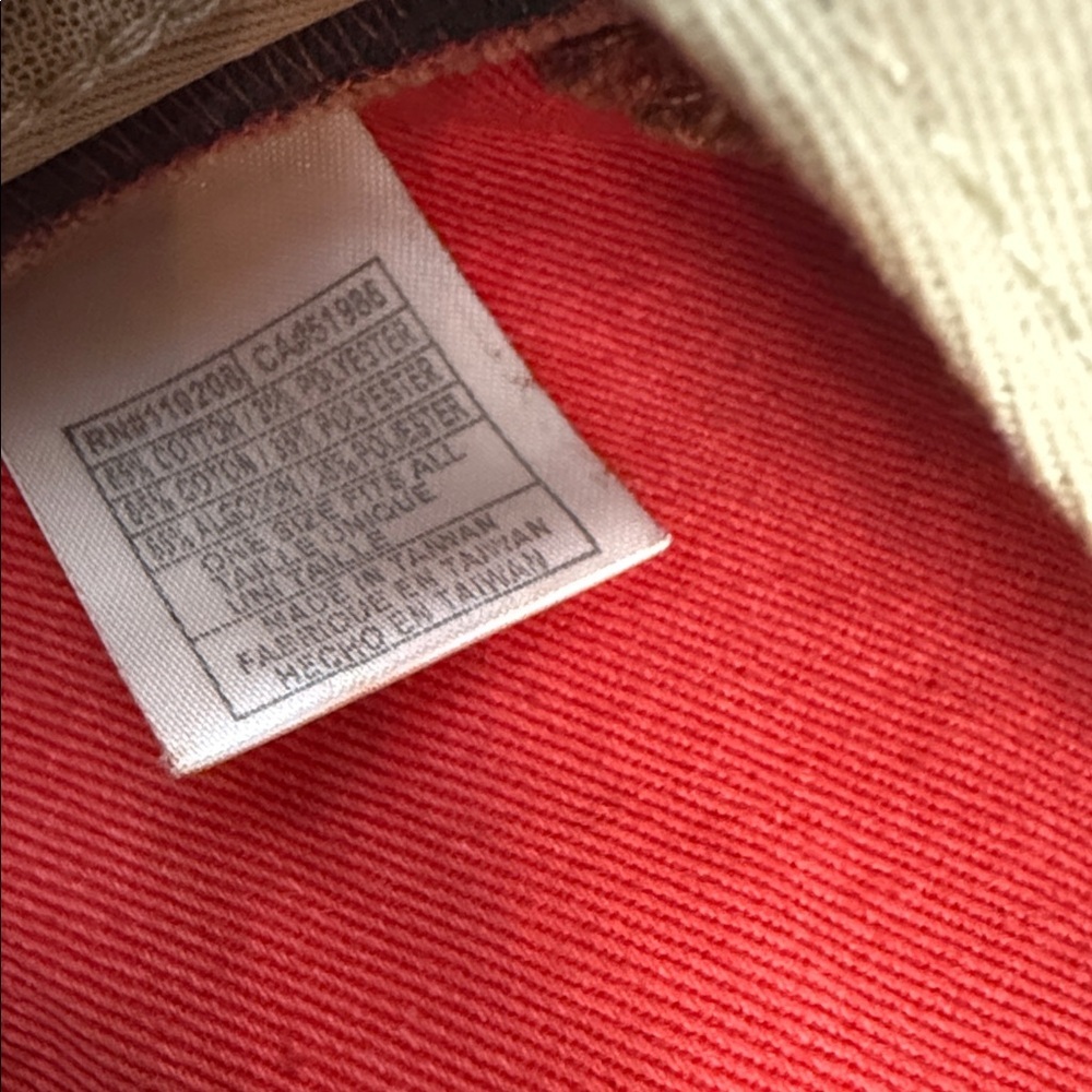 Dance, Pro Studios, red cap, distressed Red Tan Cap with Patch - Picture 7 of 7